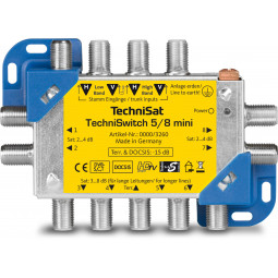 TechniSat TECHNISWITCH 5/8 mini | 5x8 Multischalter ohne Netzteil | 0000/3260