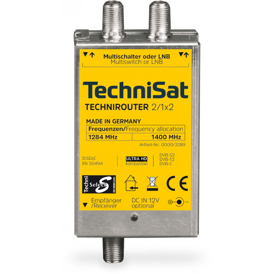 TechniSat TECHNIROUTER mini 2x1 | SCR Einkabel-Lösung | 0000/3289
