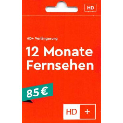 HD+ Verlängerung 12 Monate – für alle HD+ Karten