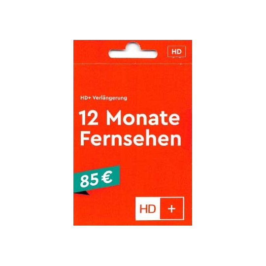 HD+ Verlängerung 12 Monate – für alle HD+ Karten