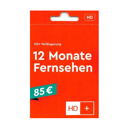 HD+ Verlängerung 12 Monate – für alle HD+ Karten
