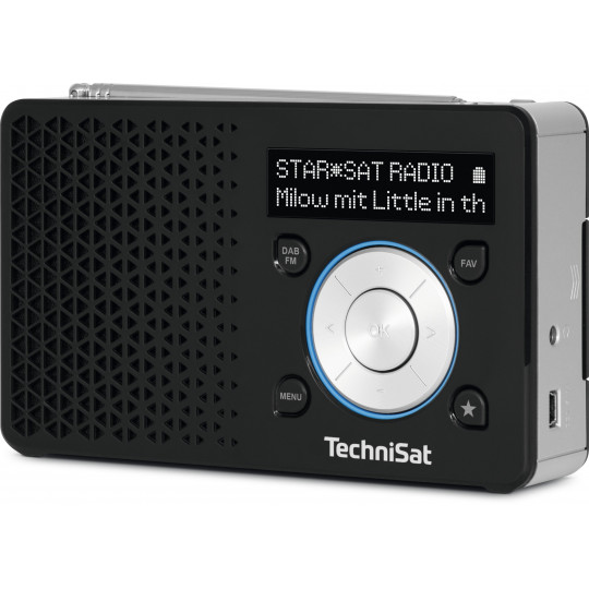 TechniSat DIGITRADIO 1 - Portables DAB+ Radio mit Akku | 0000/4997
