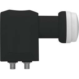 TechniSat Universal-Twin-LNB für 2 Teilnehmer | Black Edition | 0000/8382