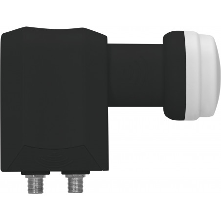 TechniSat Universal-Twin-LNB für 2 Teilnehmer | Black Edition | 0000/8382