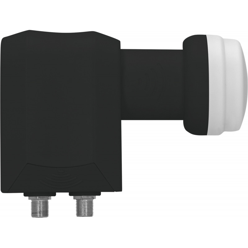 TechniSat Universal-Twin-LNB für 2 Teilnehmer | Black Edition | 0000/8382