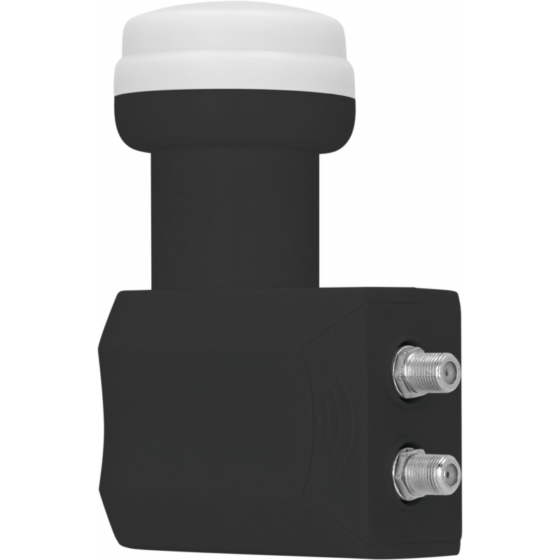 TechniSat Universal-Twin-LNB für 2 Teilnehmer | Black Edition | 0000/8382