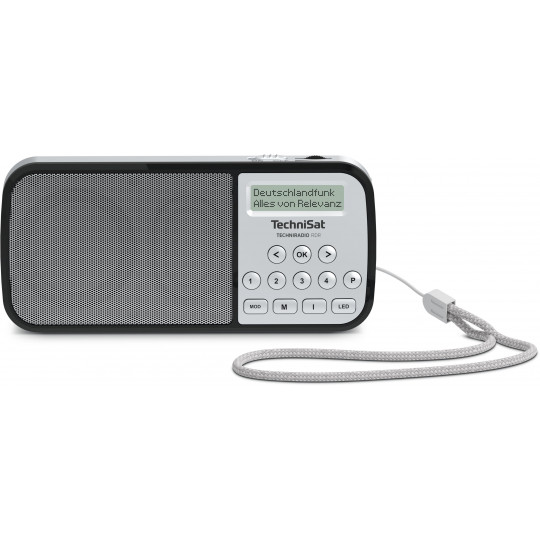 TechniSat TECHNIRADIO RDR - DAB+/UKW Mini Radio | silber| 0002/3922