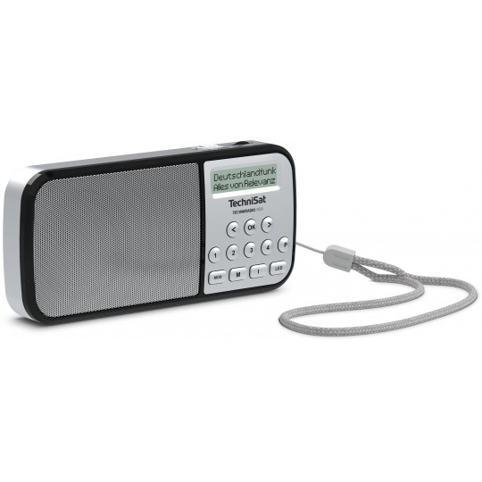 TechniSat TECHNIRADIO RDR - DAB+/UKW Mini Radio | silber| 0002/3922