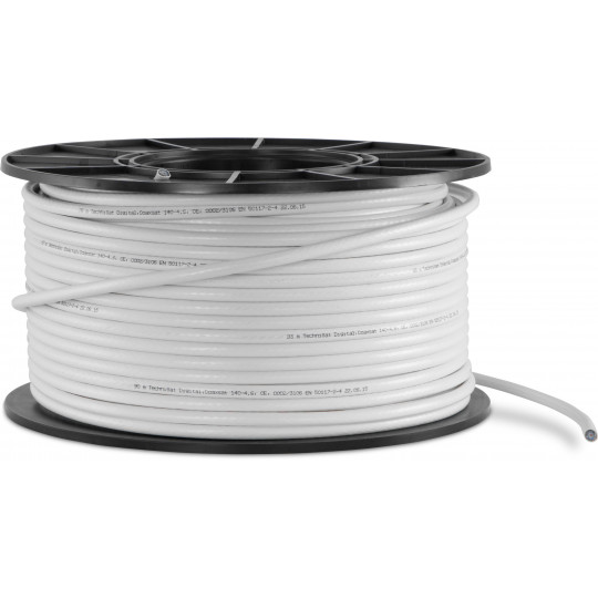TechniSat Koaxialkabel COAXSAT 140-4.6 | 4-fach geschirmt | Meterware | 0002/3106