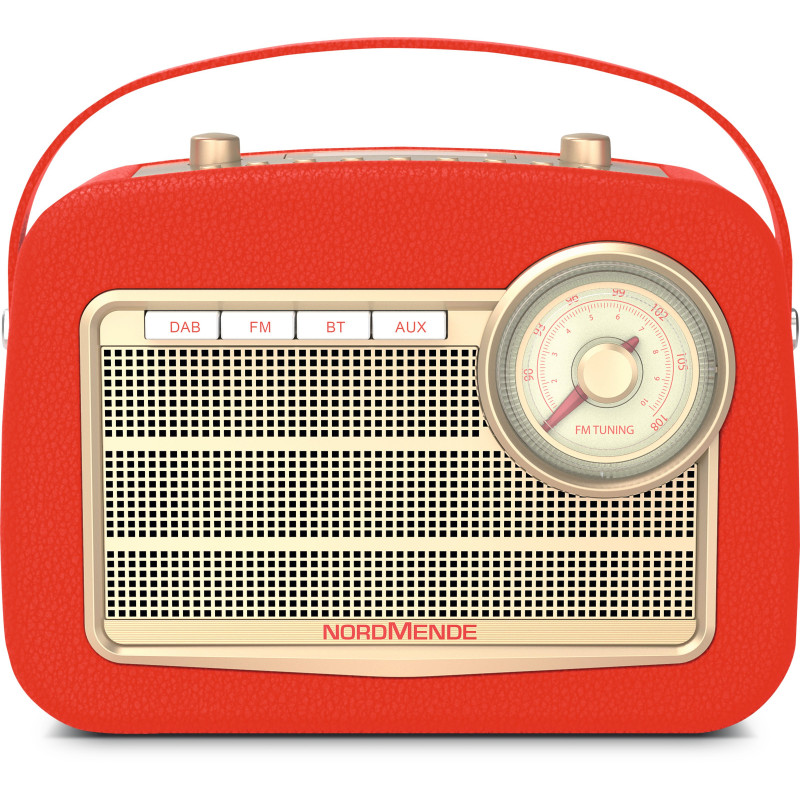 TRANSITA 130 DAB+/UKW Retro Radio | Portable | Akku | 60er Style