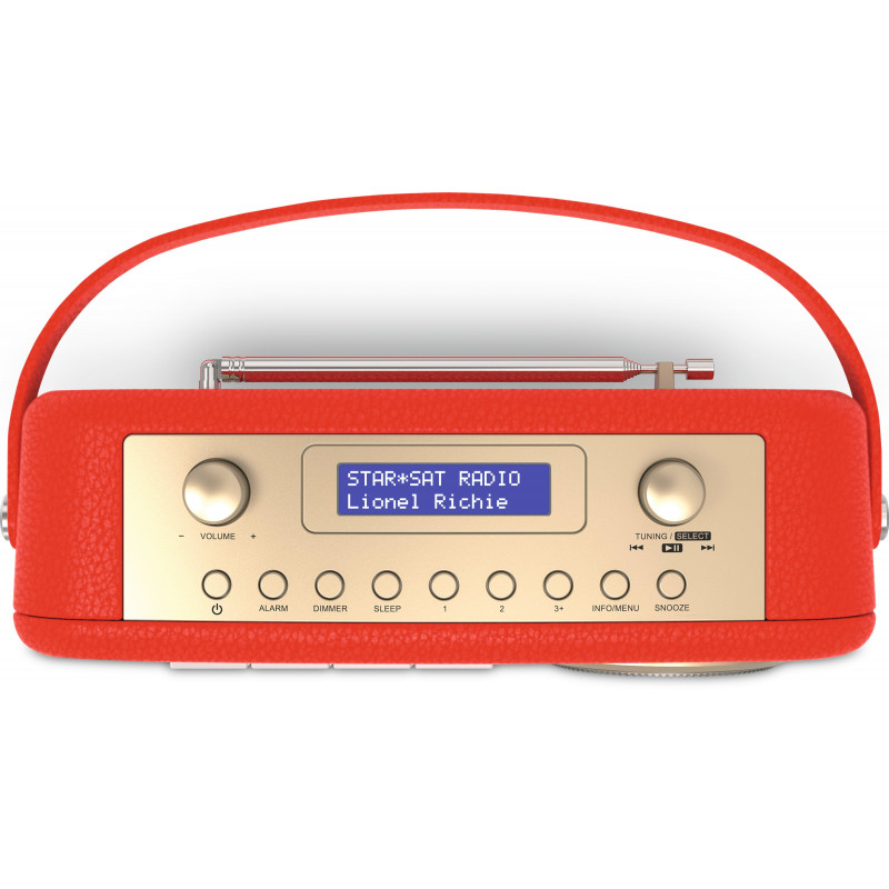 TRANSITA 130 DAB+/UKW Retro Radio | Portable | Akku | 60er Style