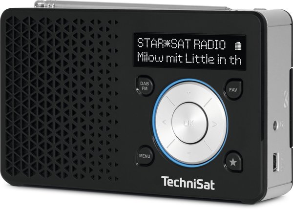 TechniSat DIGITRADIO 1 - Portables DAB+ Radio mit Akku | 0000/4997