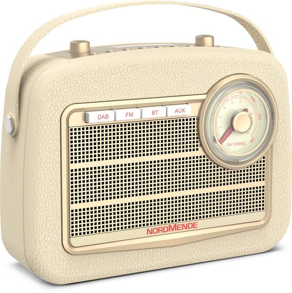 NORDMENDE TRANSITA 130 DAB+/UKW Retro Radio | Portable | Akku | 60er Style
